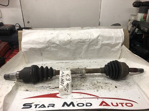 cardan avant gauche Citroën c3 1.4 hdi 70 cv année 2005