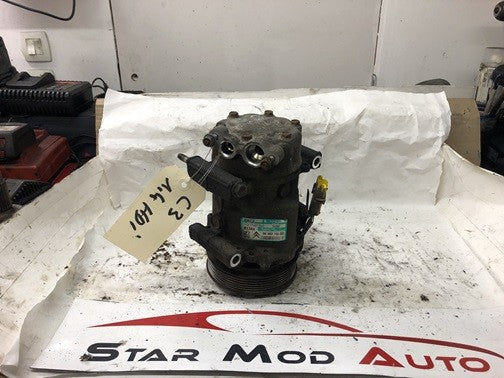 compresseur de clim Citroën c3 1.4 hdi sanden réf 9646273380