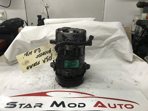 compresseur de clim Peugeot Citroën sanden sd7v16 réf 504805062