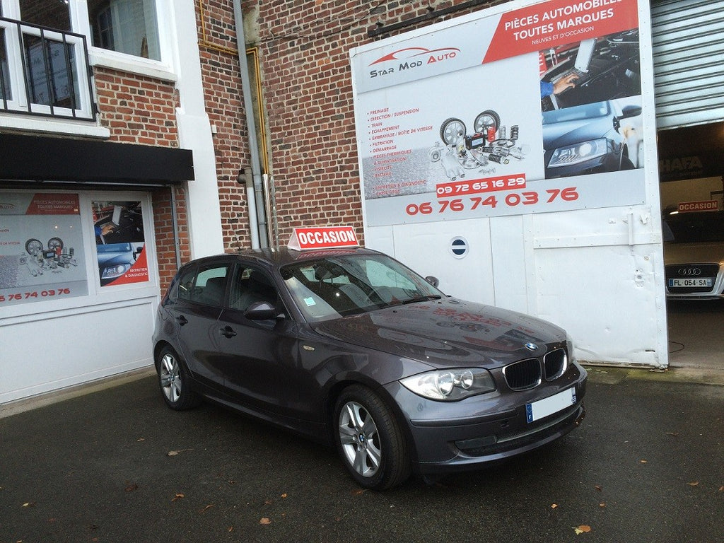 BMW série 1 118 D couleur noir 184 000 km 7 cv fiscales 143 CV année 2008