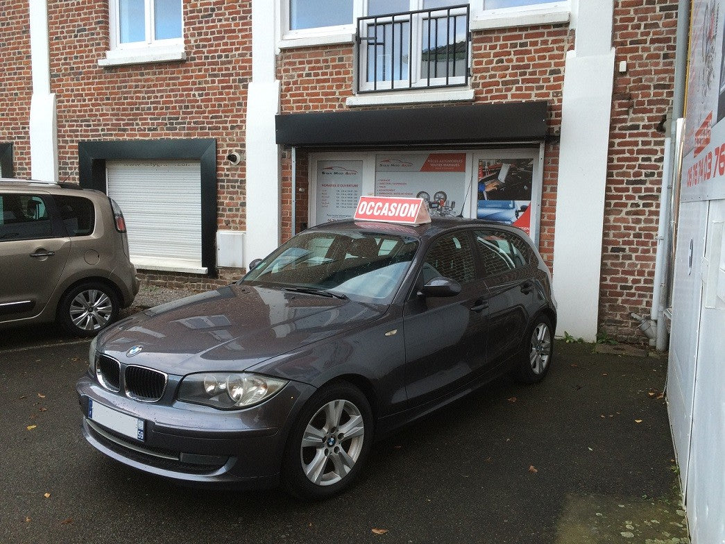 BMW série 1 118 D couleur noir 184 000 km 7 cv fiscales 143 CV année 2008