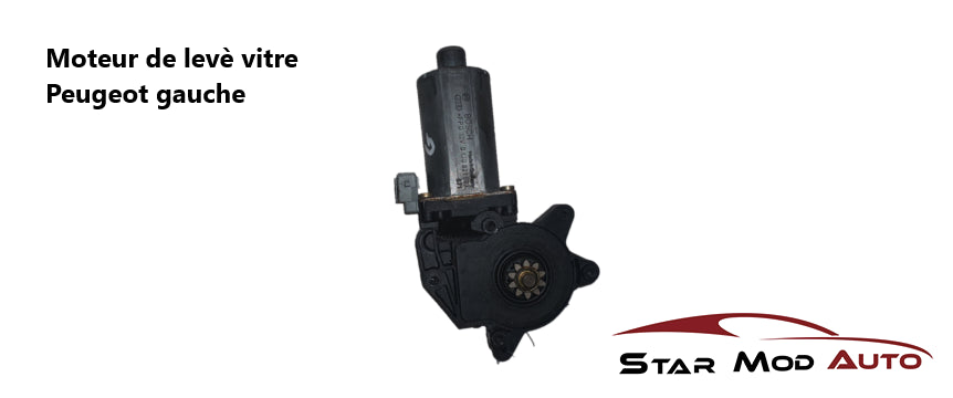 MOTEUR DE LEVE VITRE D OCCASION PEUGEOT GAUCHE