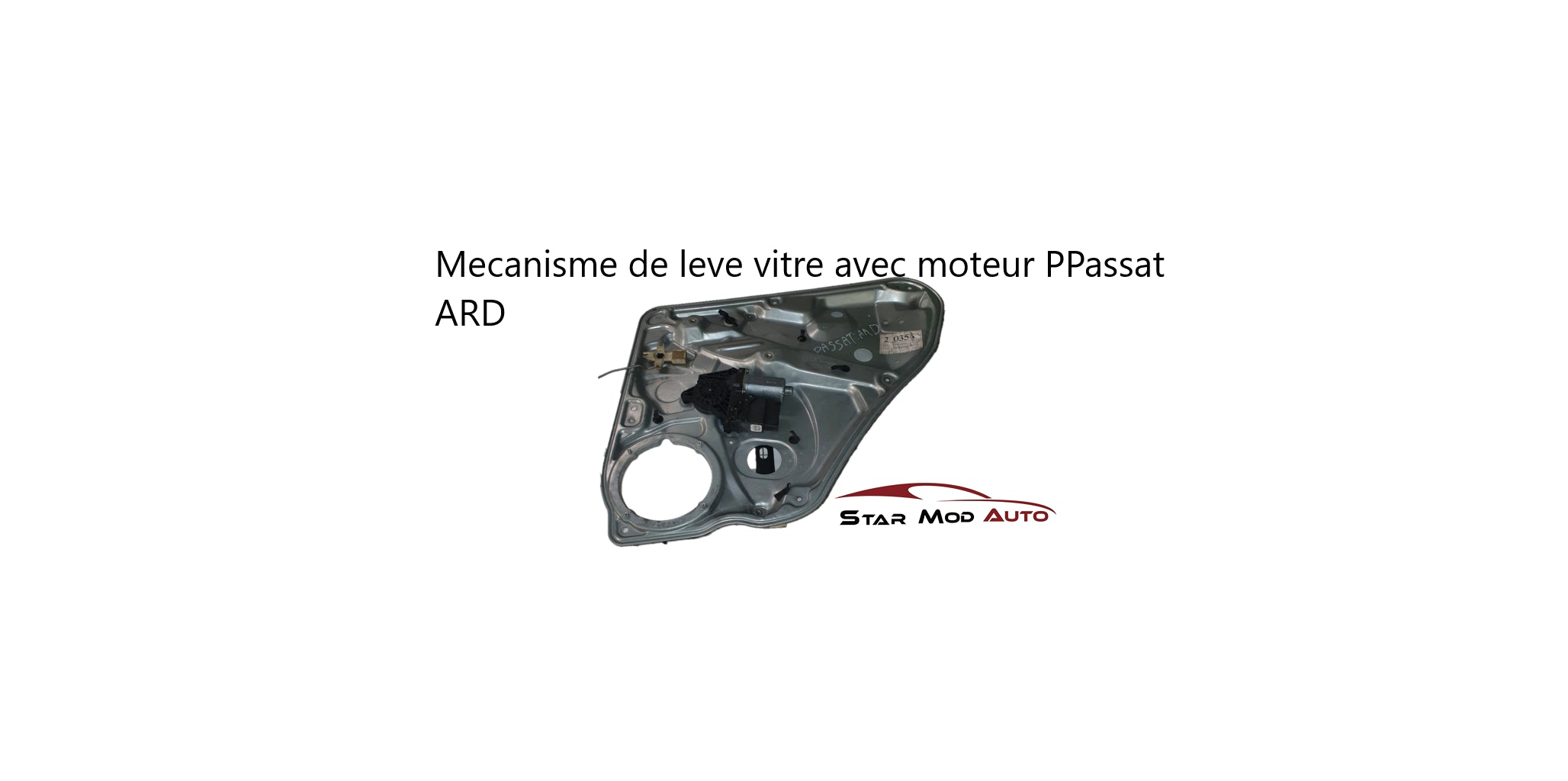 Mécanisme de levier vitre avec moteur d'occasion Passat ARD 