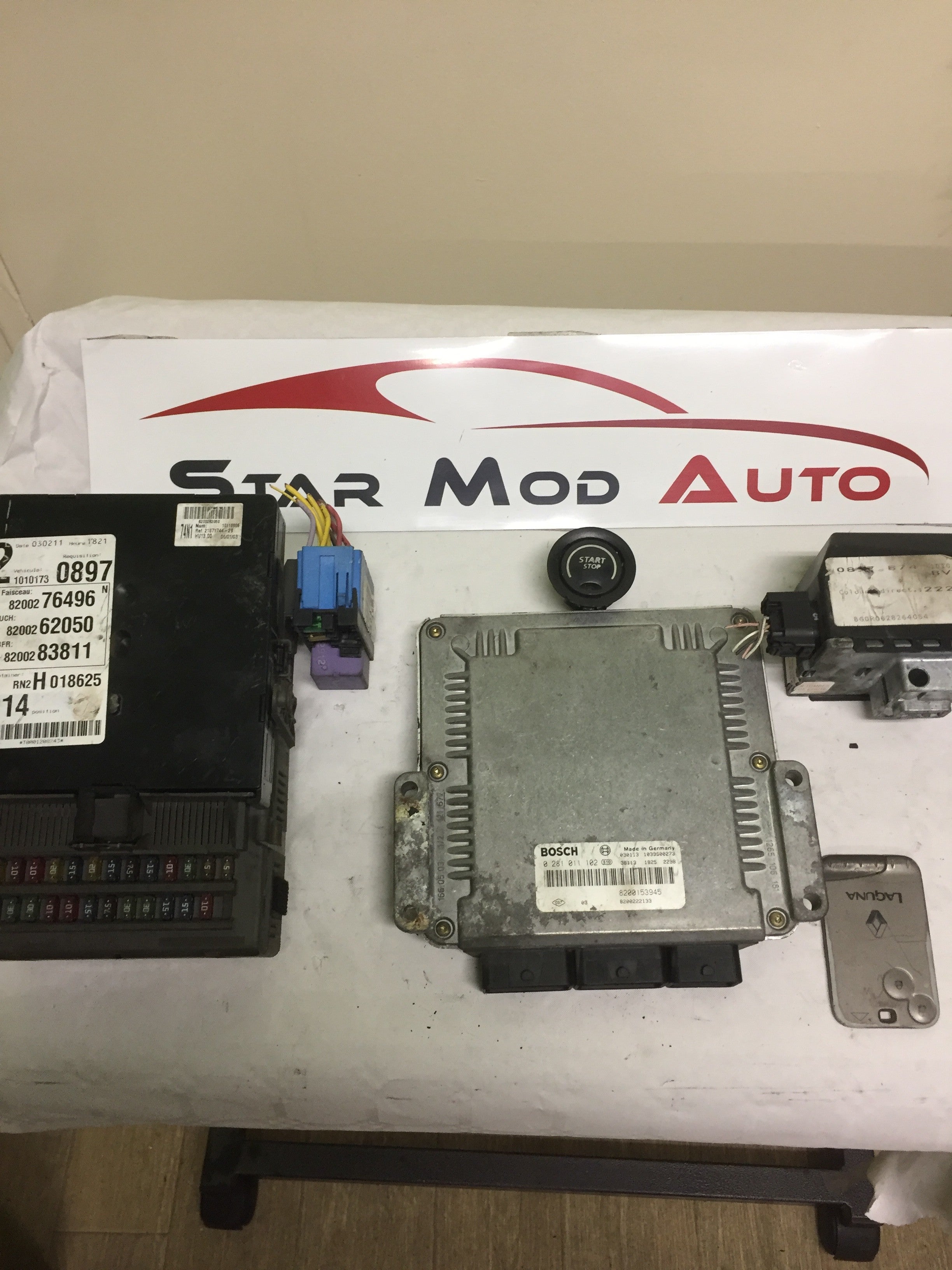 kit démarrage Renault laguna phase 2 1.9 dci 120 cv 2007