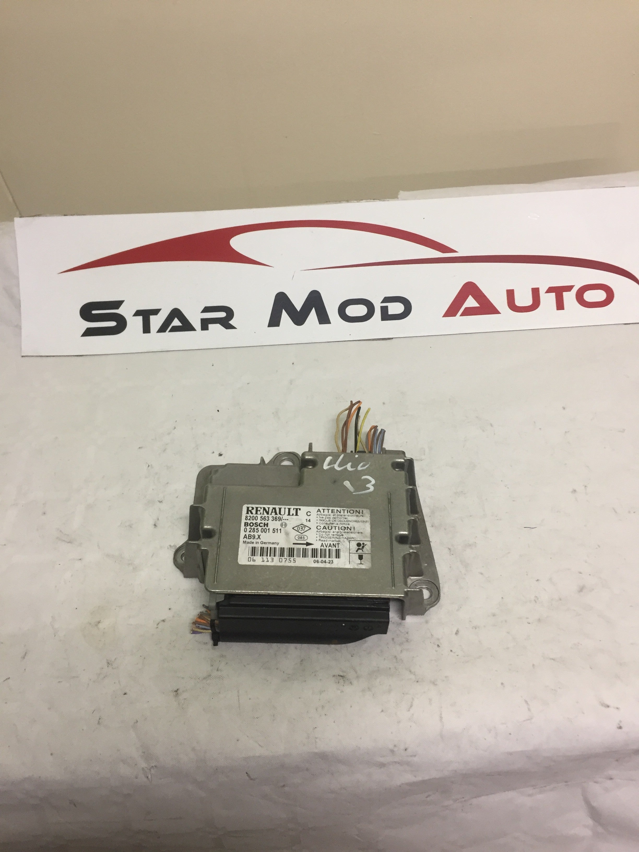 CALCULATEUR AIR BAG RENAULT CLIO 3 2006