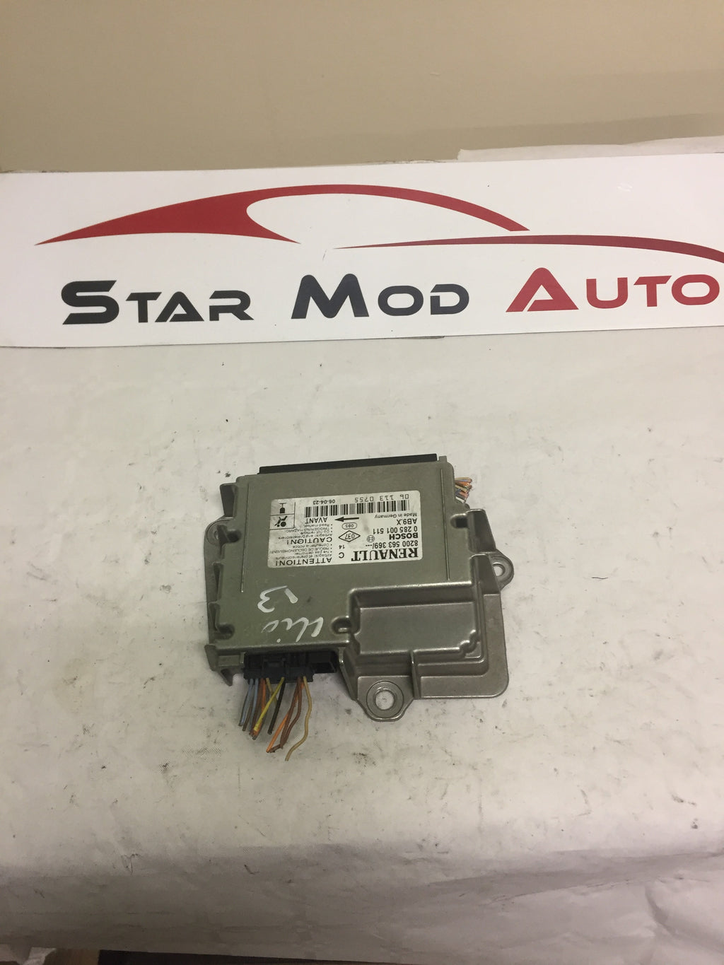 CALCULATEUR AIR BAG RENAULT CLIO 3 2006