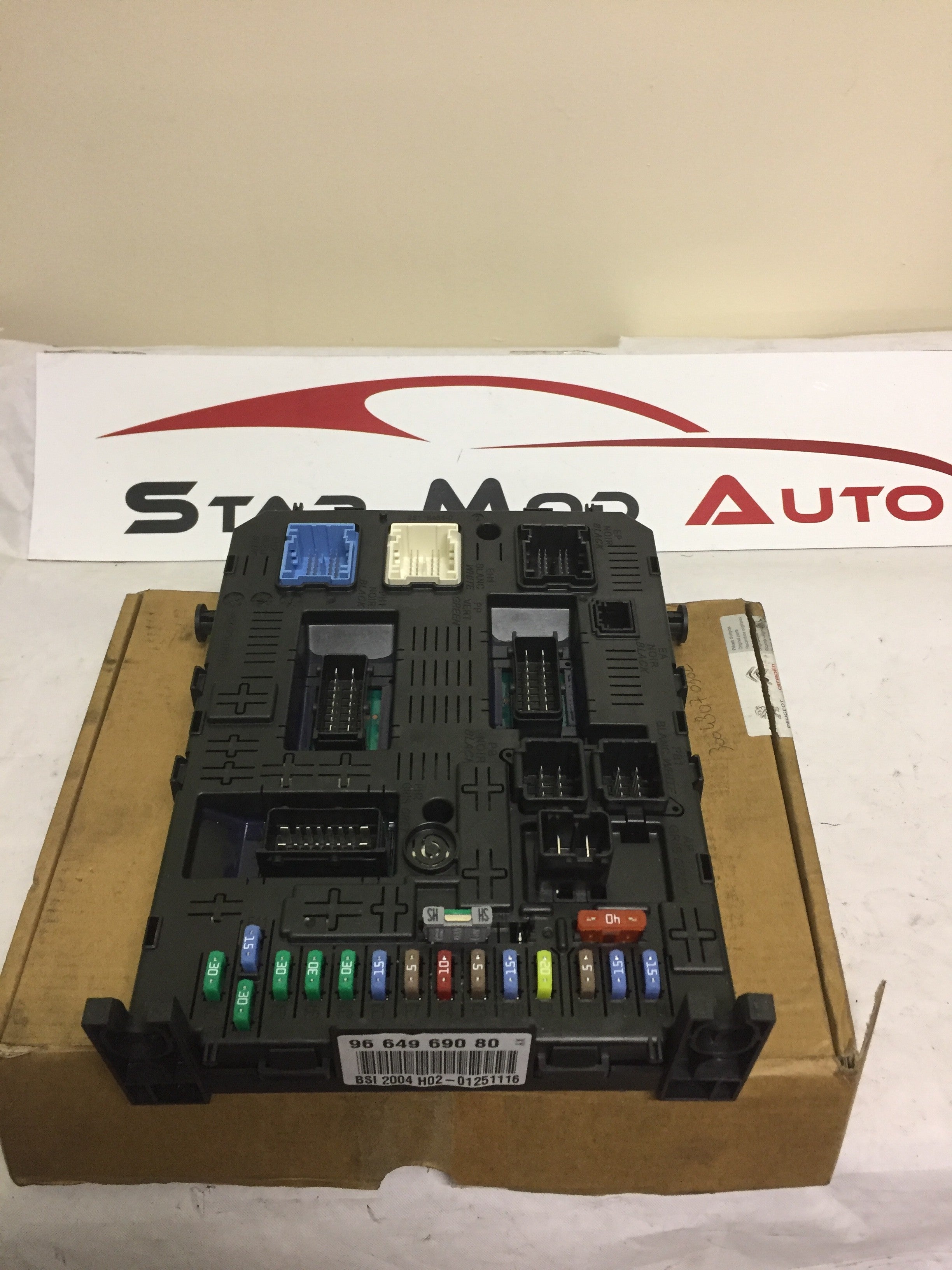 BSI PEUGEOT CITROEN NEUF D ORIGINE 6580AG