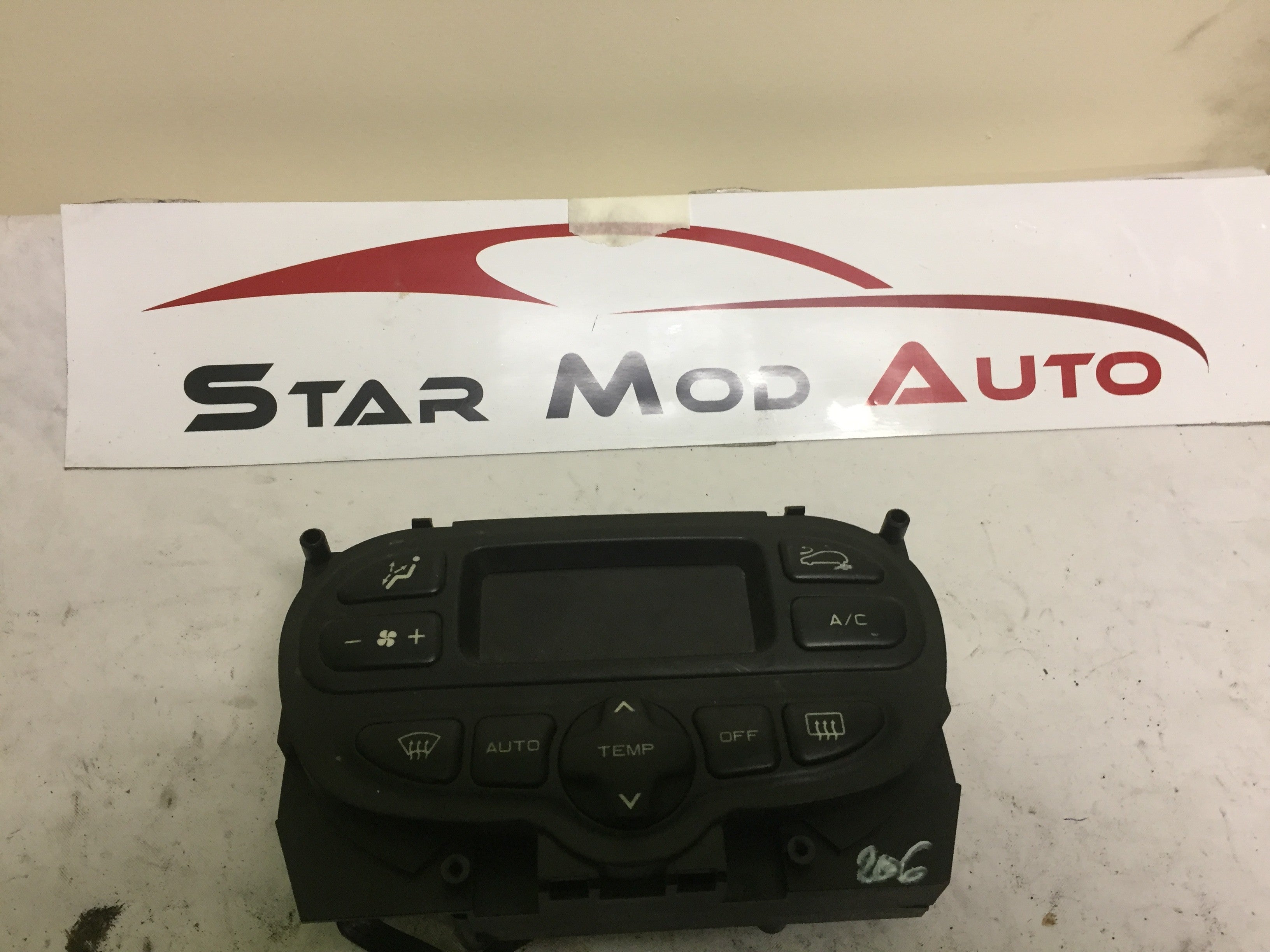 COMMANDE DE CLIM PEUGEOT 206