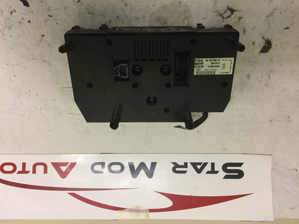 COMMANDE DE CLIM PEUGEOT 206