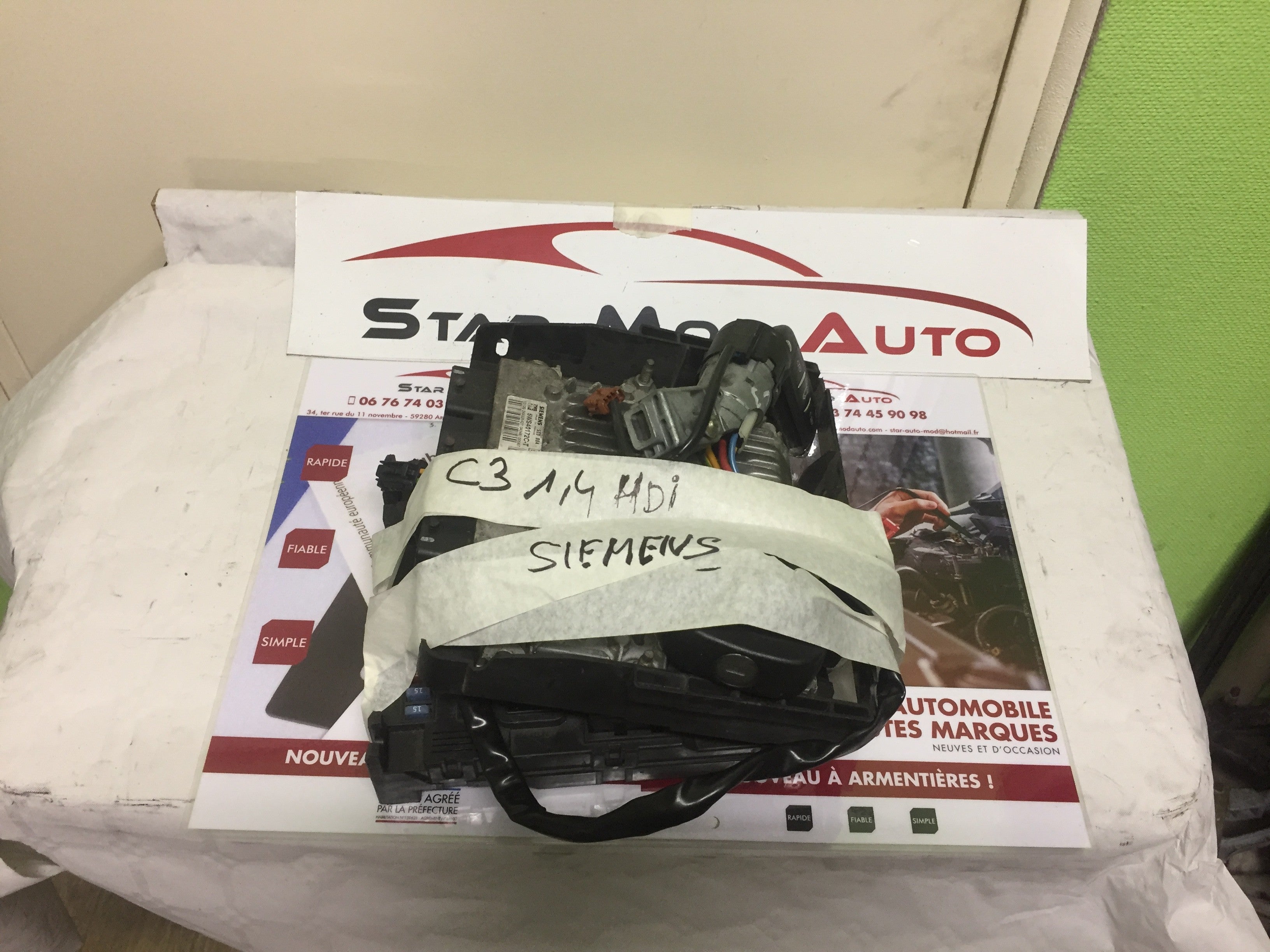 kit démarrage Citroën c3 pluriel siemens 2006