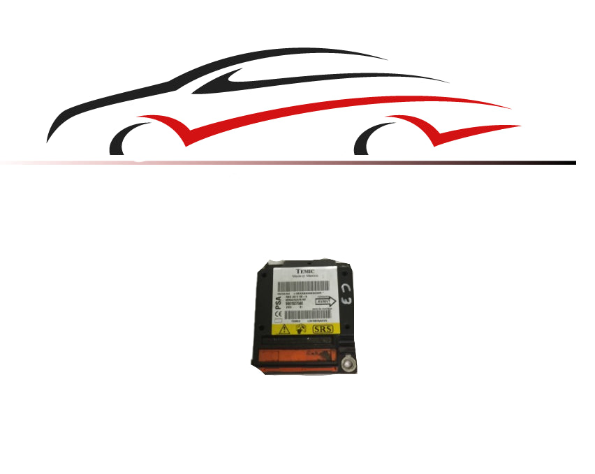 calculateur air bag Citroën c3 année 2007 de marque temic référence 9651927580