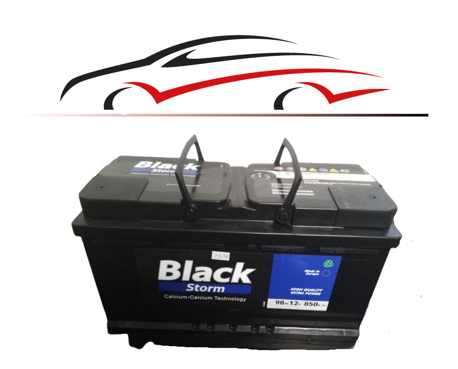 Batterie de voiture BlackStorm 98Ah 12v 850 A(Fr)