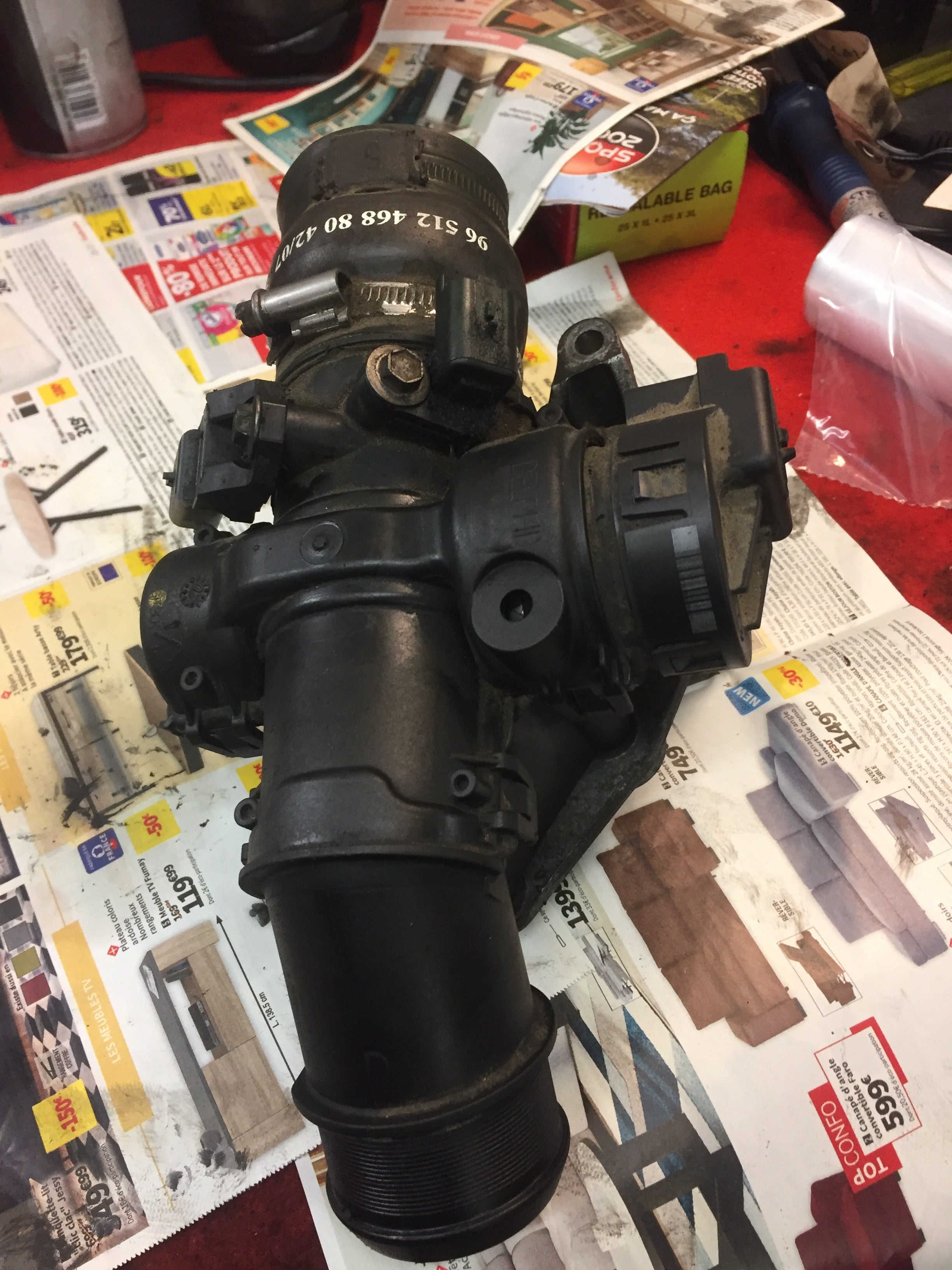 DOSEUR D AIR PEUGEOT 1.6 HDI 90 CV 2007