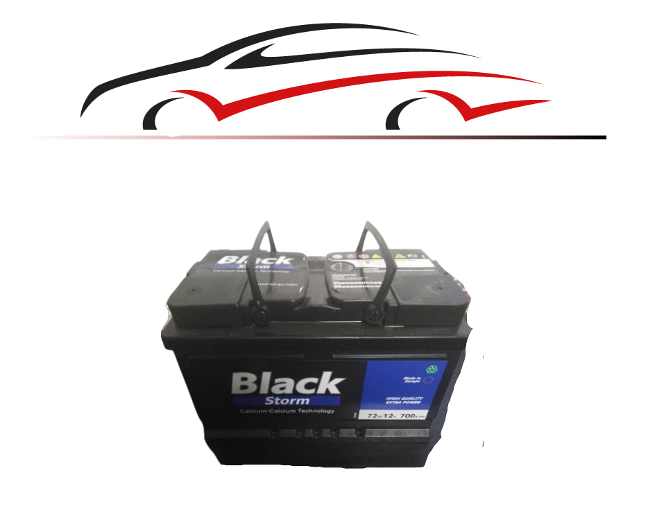 Batterie de voiture BlackStorm 74Ah 12V 700A(Fr)