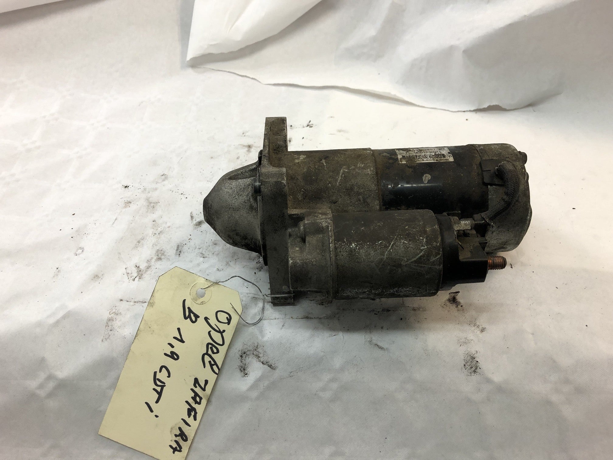 DEMARREUR OPEL ZAFIRA B 1.9 CDTI ANNÉE 2007