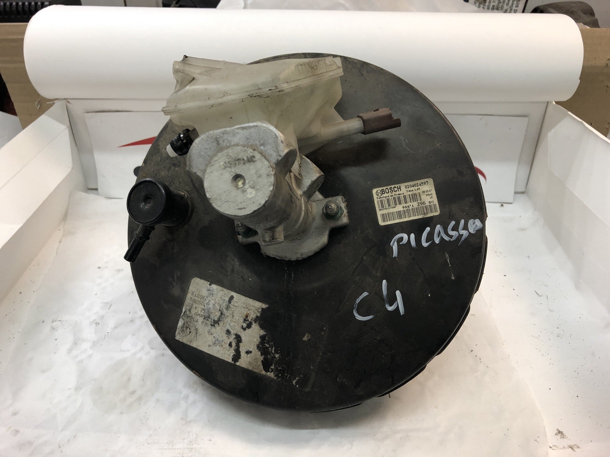 MASTERVAC DE FREIN CITROEN C4 PICASSO 2.0 HDI 138 CV ANNÉE 2008