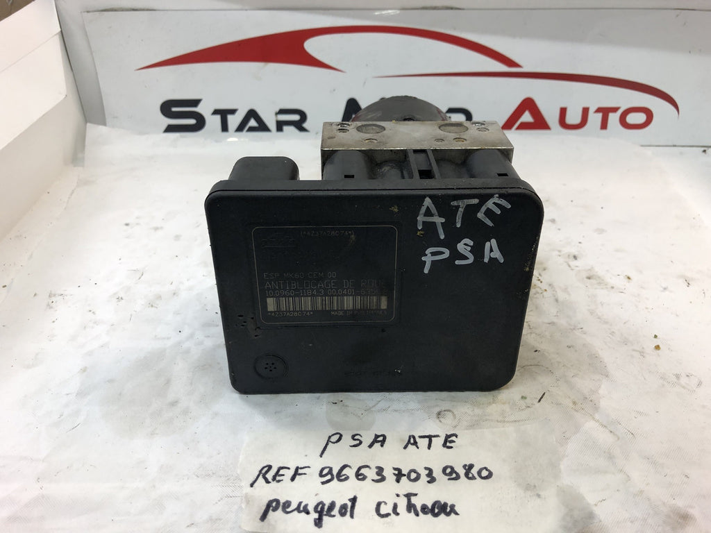 BLOC ABS CITROEN PEUGEOT ANNÉE 2008