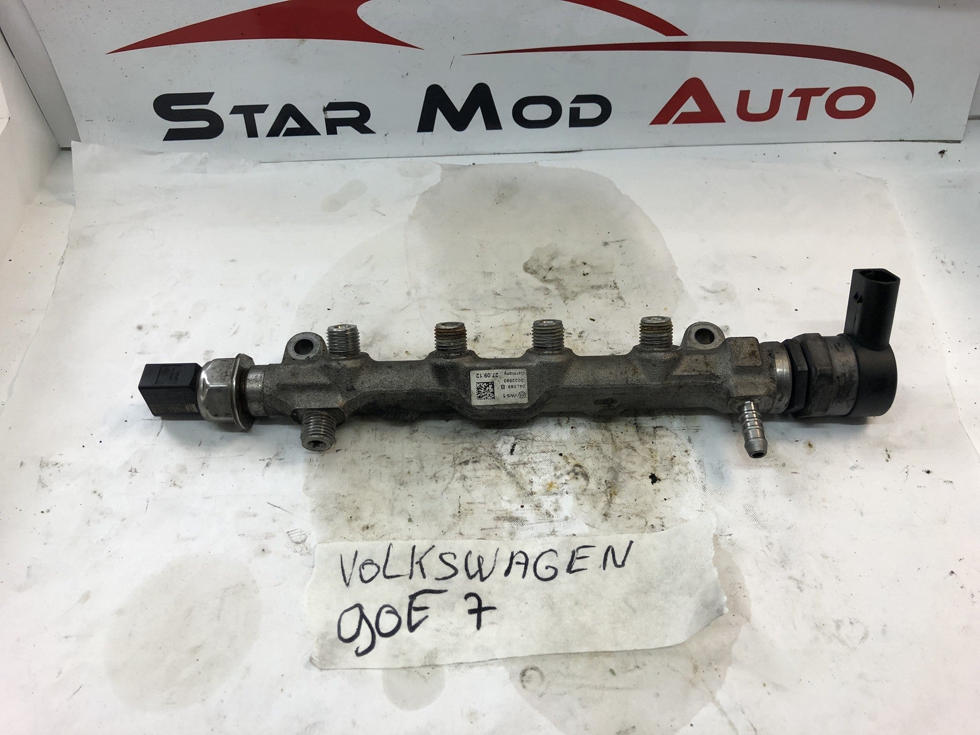 RAMPE INJECTION VOLKSWAGEN GOLF 7 2.0 TDI ANNEE 2012