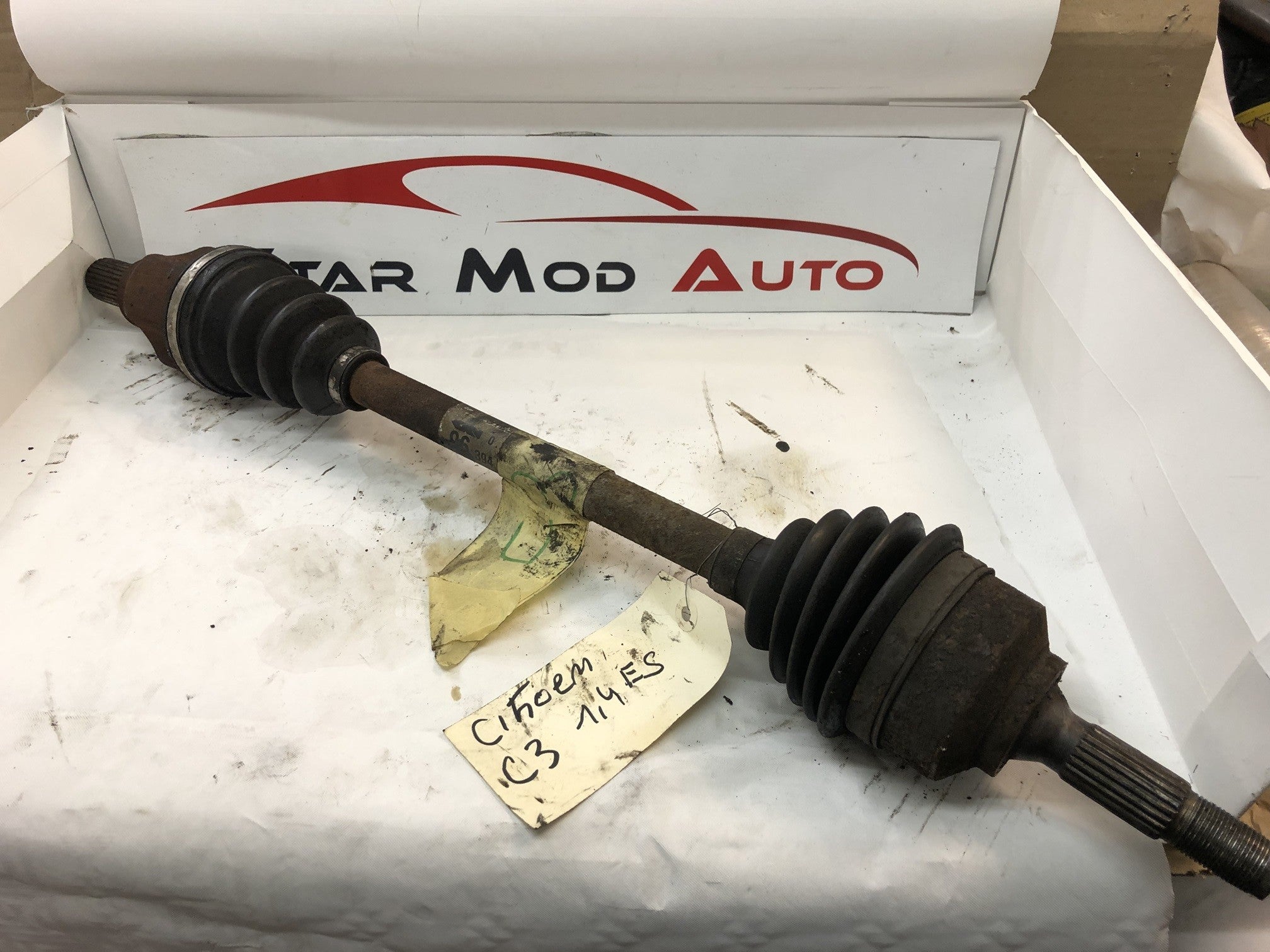 CARDAN AVANT GAUCHE CITROEN C3 1.4 ESSENCE ANNEE 2006