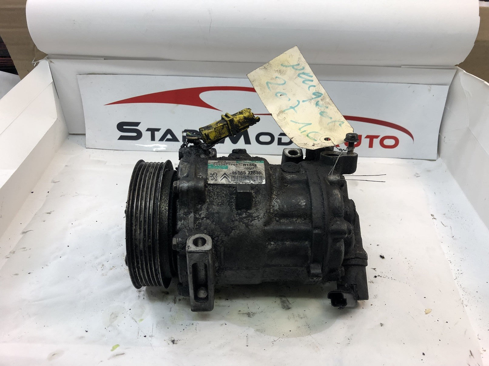 COMPRESSEUR DE CLIM PEUGEOT 207 1.6 HDI ANNEE 2007