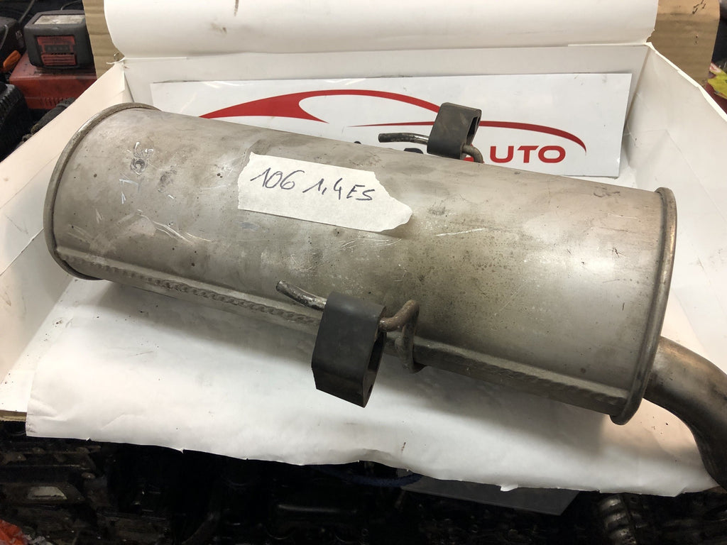 silencieux arrière Peugeot 106 1.4 essence année 2000