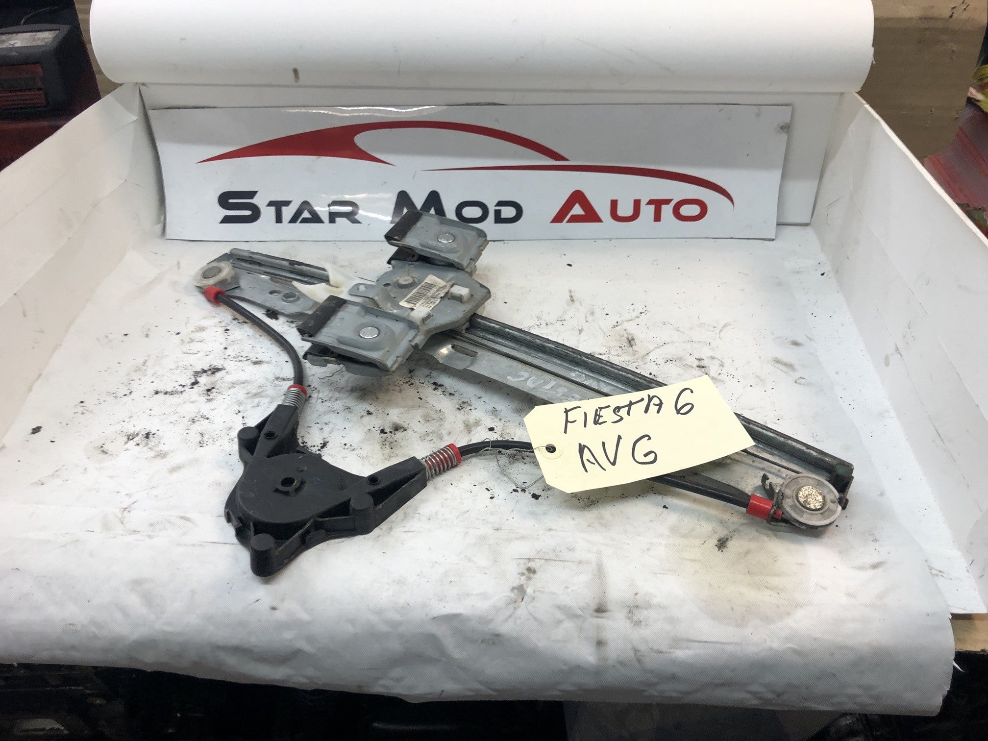 mécanisme de lève vitre avant gauche arrière gauche Ford fiesta 6