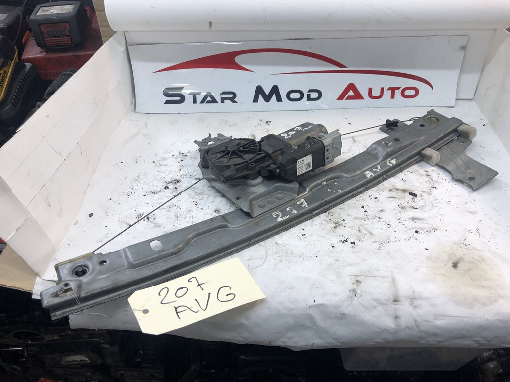 mécanisme de lève vitre avant gauche Peugeot 207 électrique