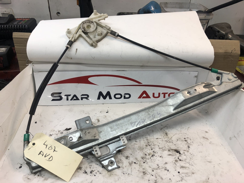 mécanisme de lève vitre avant droit Peugeot 407 électrique