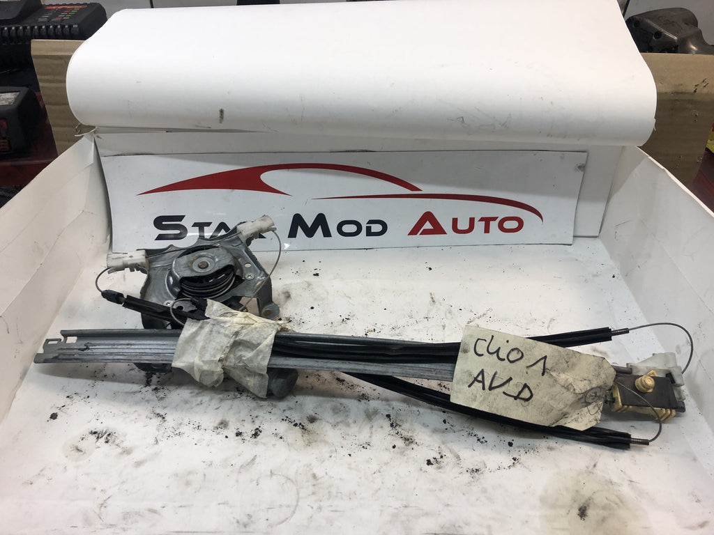 mécanisme de lève vitre avant gauche avant droit Renault Clio 1 phase 2