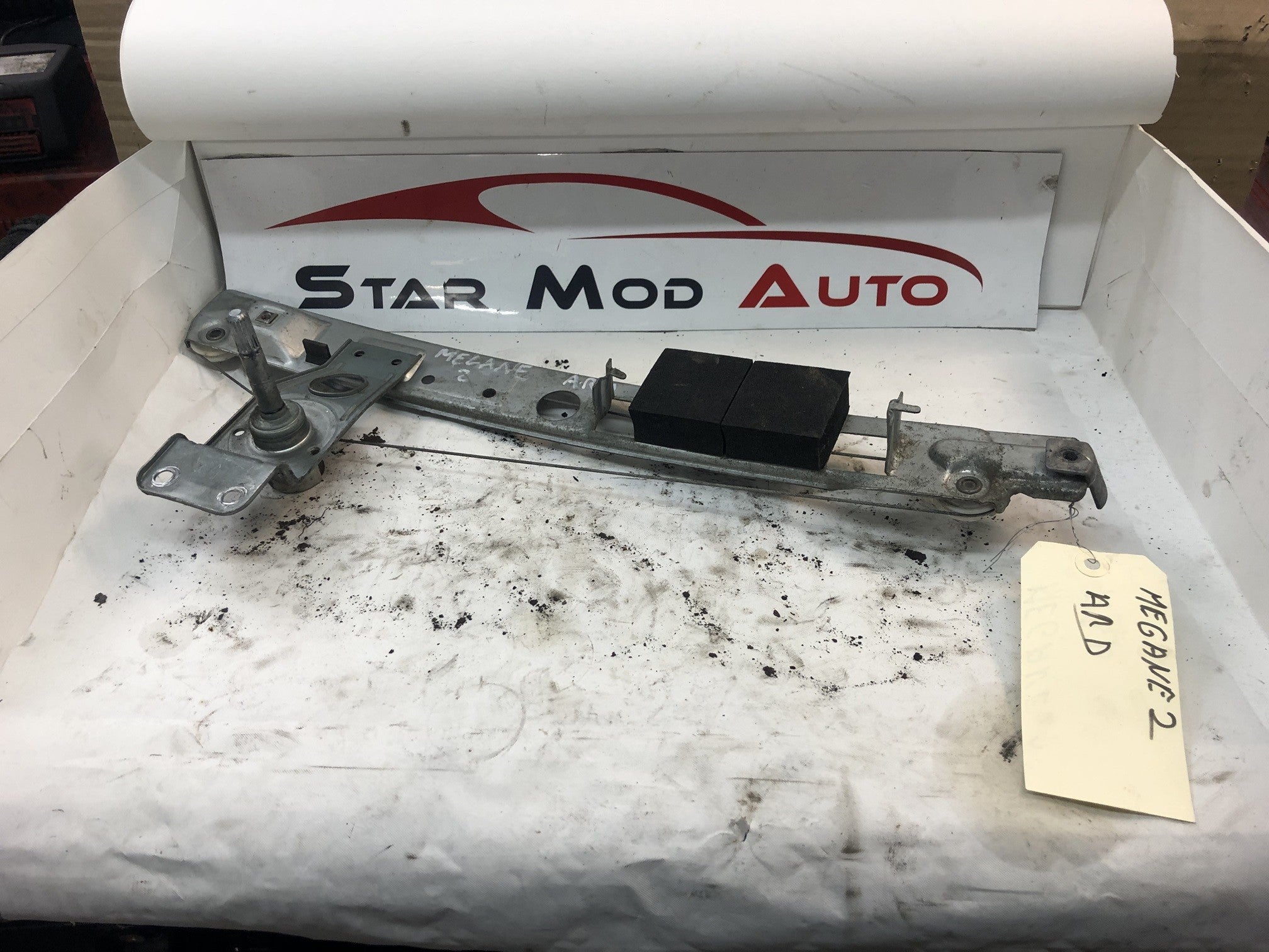 mécanisme de lève vitre arrière droit Renault Megane 2 manuel