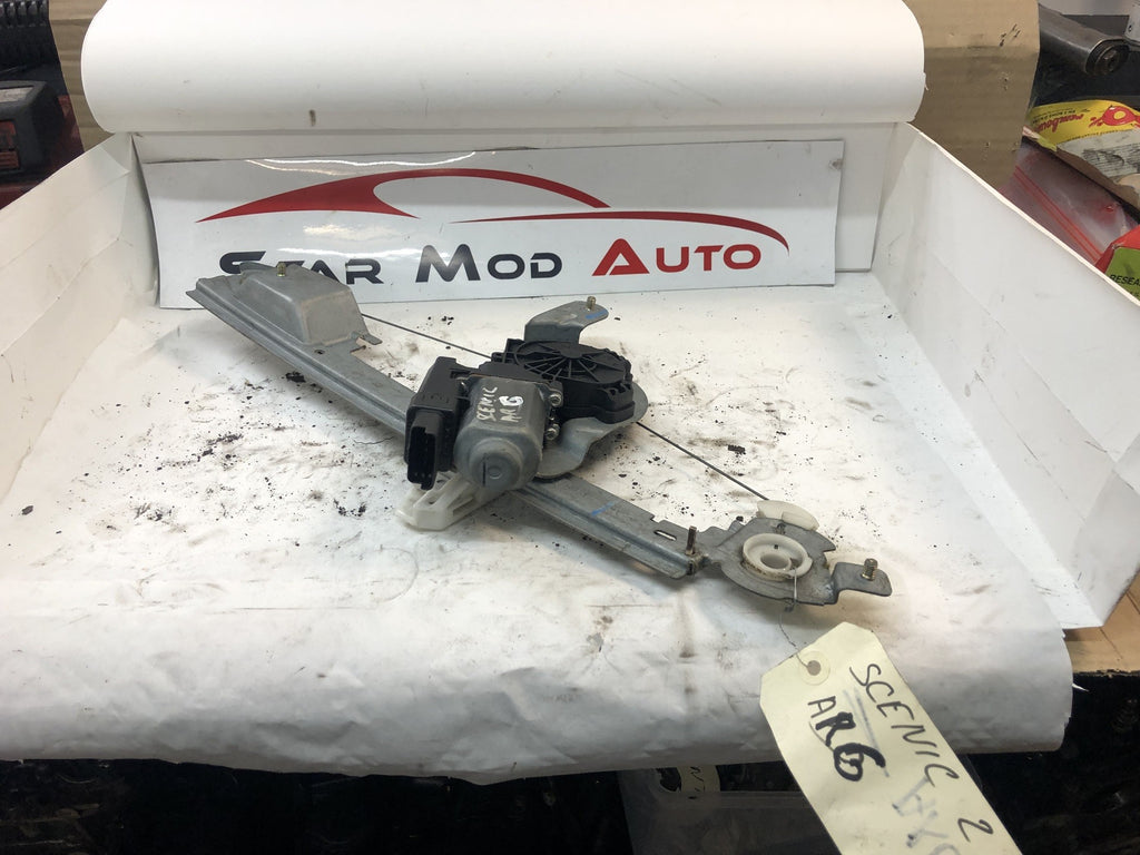 mécanisme de lève vitre arrière gauche Renault Scénic 2 électrique