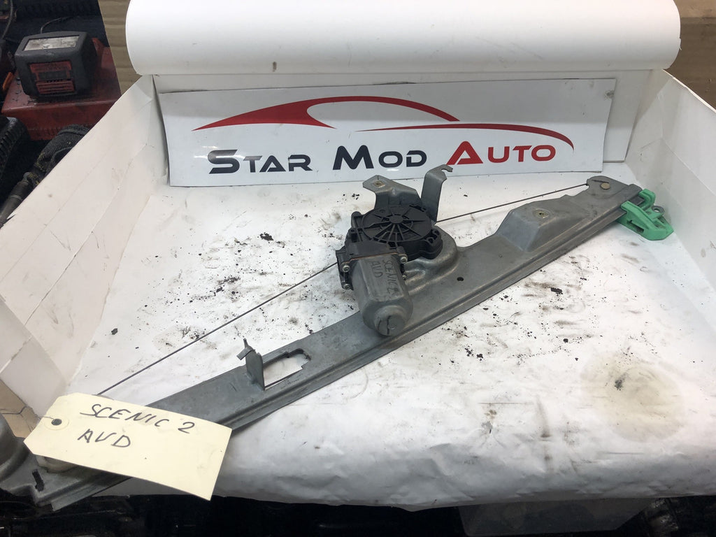 mécanisme de lève vitre avant droit Renault Scénic 2 électrique