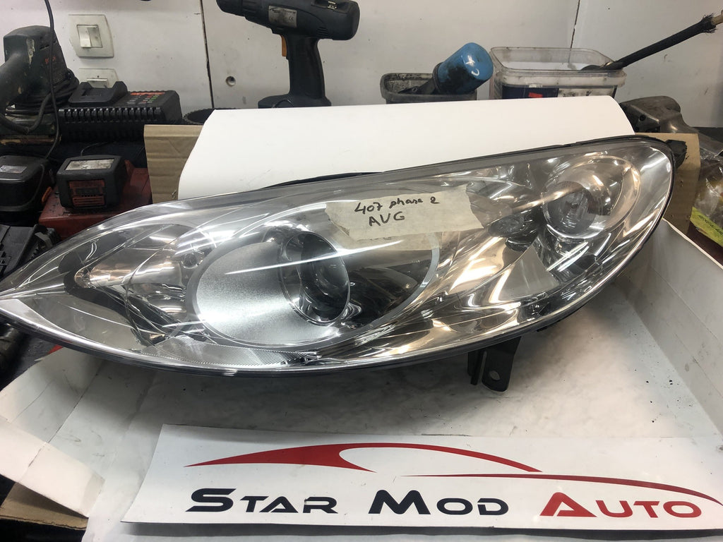 phare avant gauche Peugeot 407 année 2007 neuf
