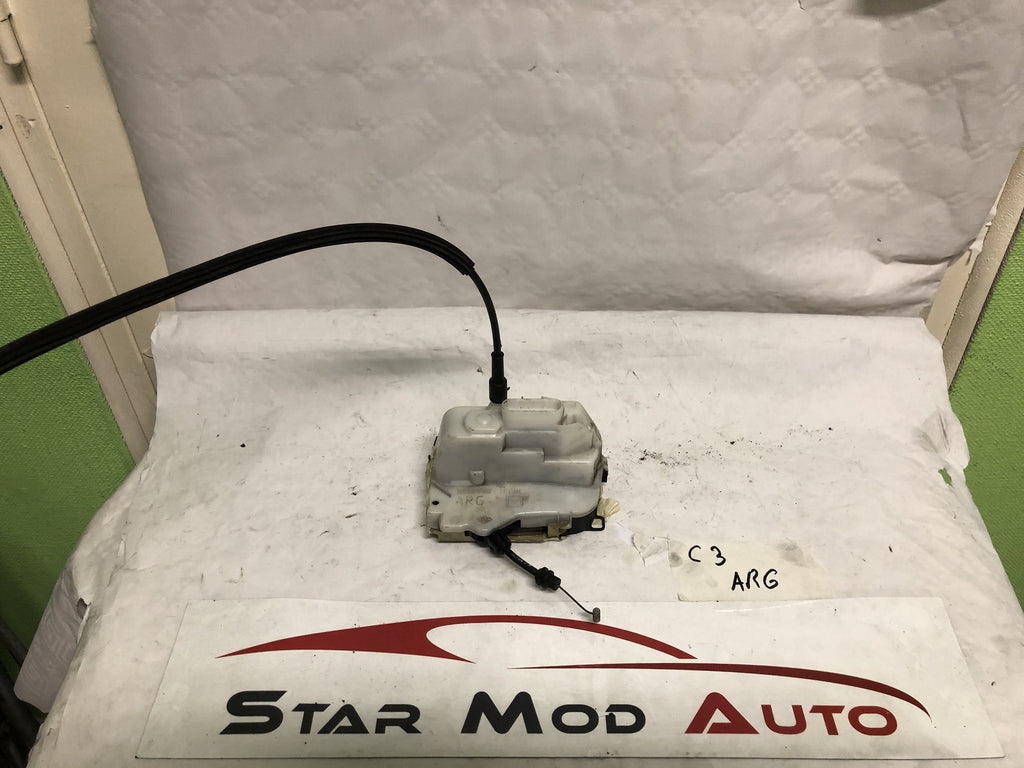 serrure de porte arrière gauche Citroën c3 année 2006