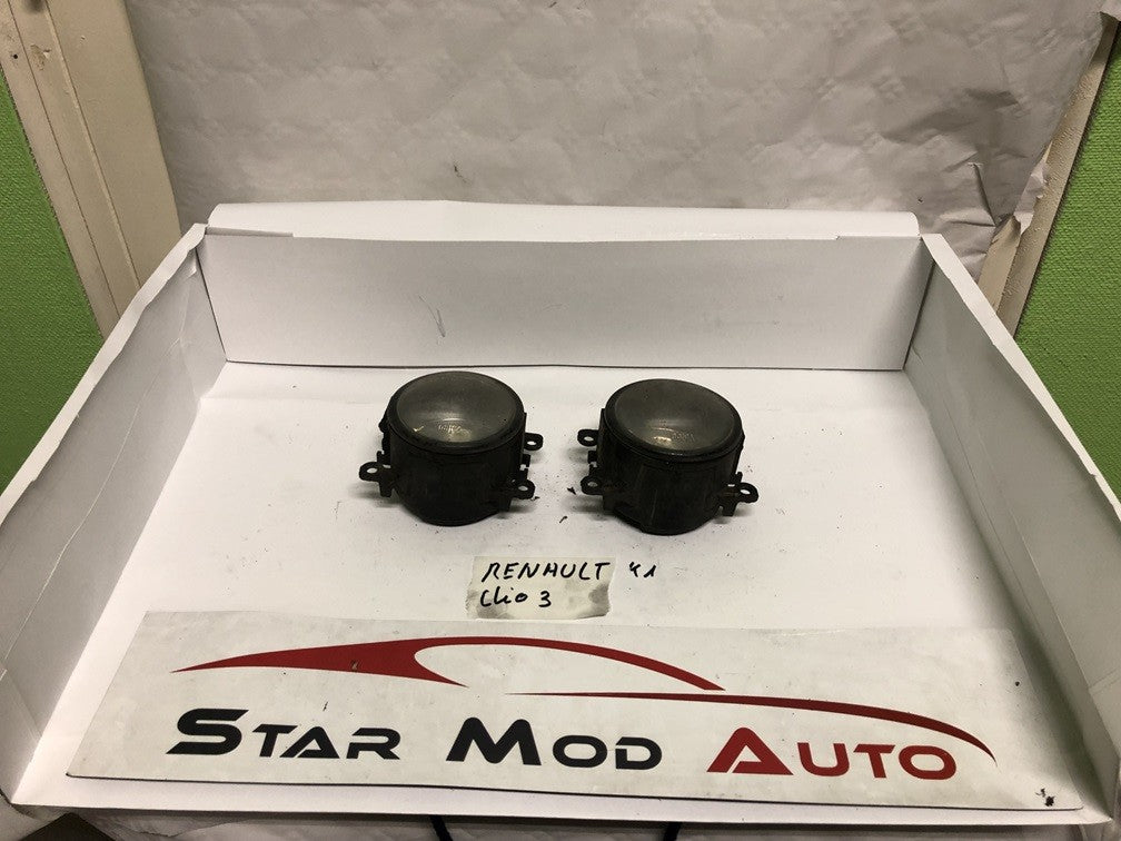 antibrouillard avant gauche et droit Renault Clio 3