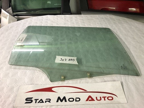 glace de porte arrière droite Peugeot 307 phase 1