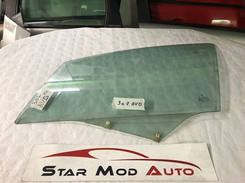 glace de porte avant gauche Peugeot 307 phase 1
