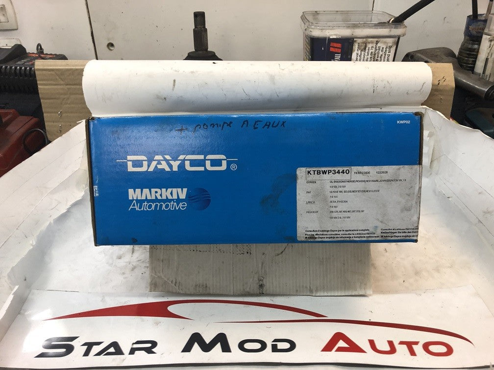 kit distribution avec pompe à eaux Citroën fiat Lancia réf ktbwp3440