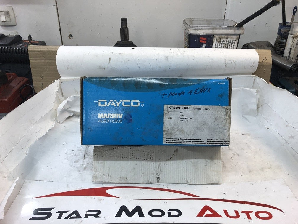 kit distribution avec pompe à eaux fiat stylo 2.4 20 v réf ktbwp3130