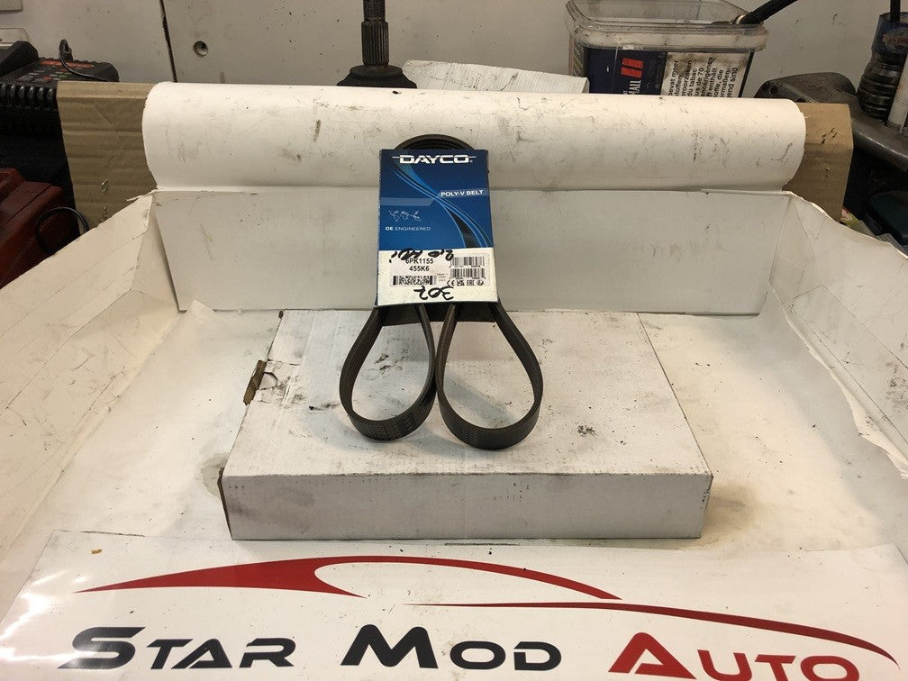 courroie accessoire Peugeot Citroën 2.0 hdi réf 6PK1155