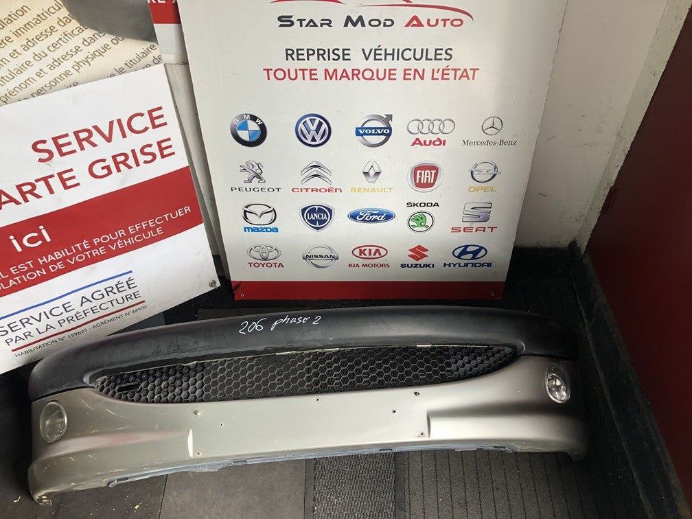 pare choc avant Peugeot 206 phase 2 2006