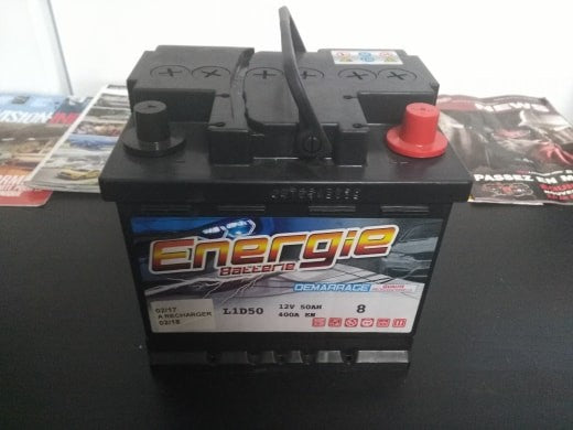 Batterie de voiture ENERGIE 12V 50AH 400A(Fr)