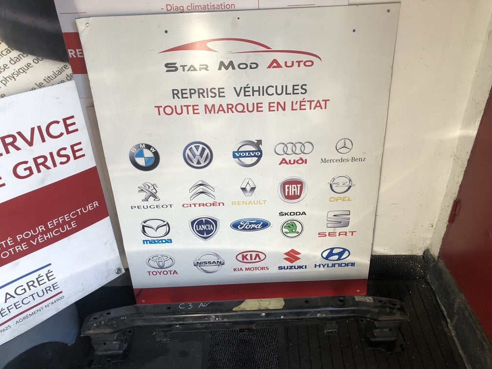 barre de renfort avant Citroën c3 phase 1 année 2006