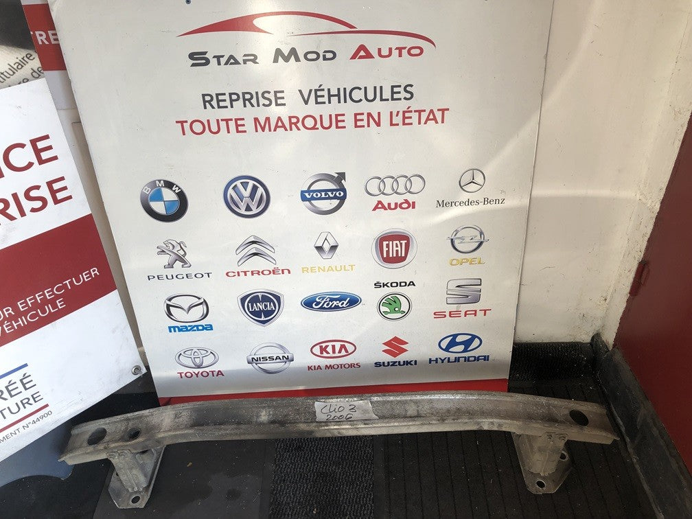 barre de renfort avant Renault Clio 3 phase 1 année 2006
