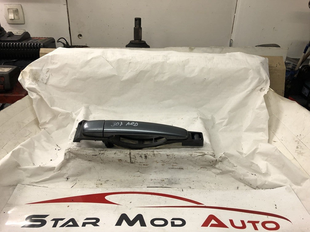 poignée d ouverture de porte extérieure arrière droite Peugeot 307 phase 2