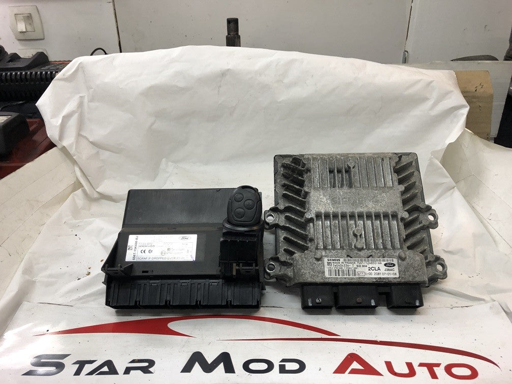 kit démarrage Ford fiesta 5 1.4 tdci siemens réf 5WS40433A2CLA J38AC