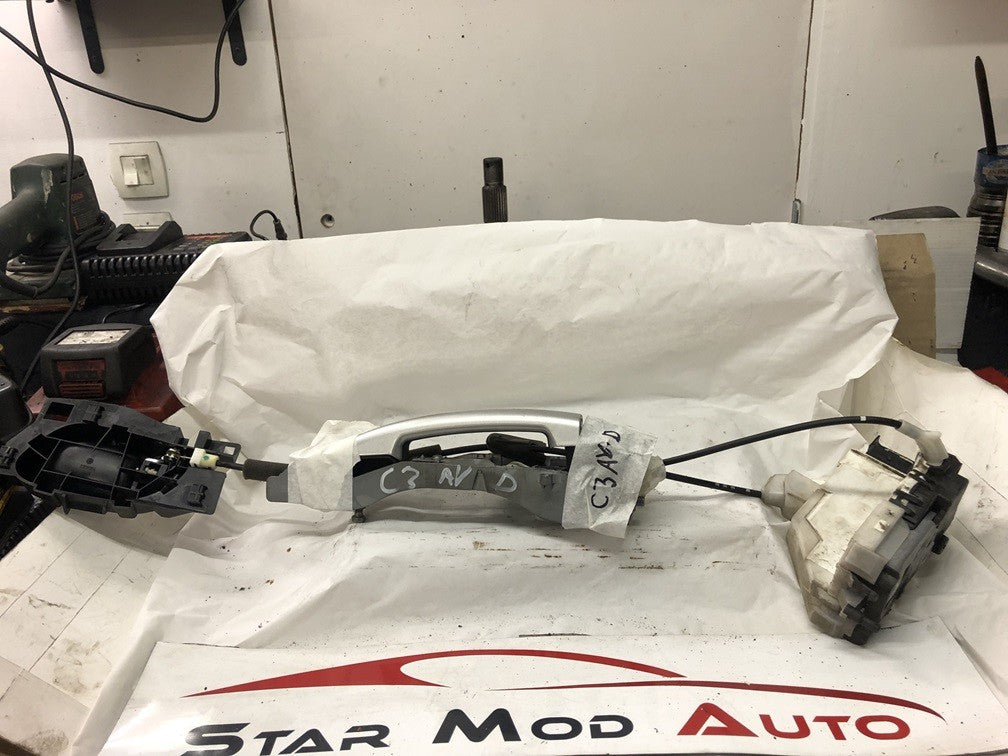 mécanisme de lève vitre avec moteur avant droit Citroën c3 année 2014