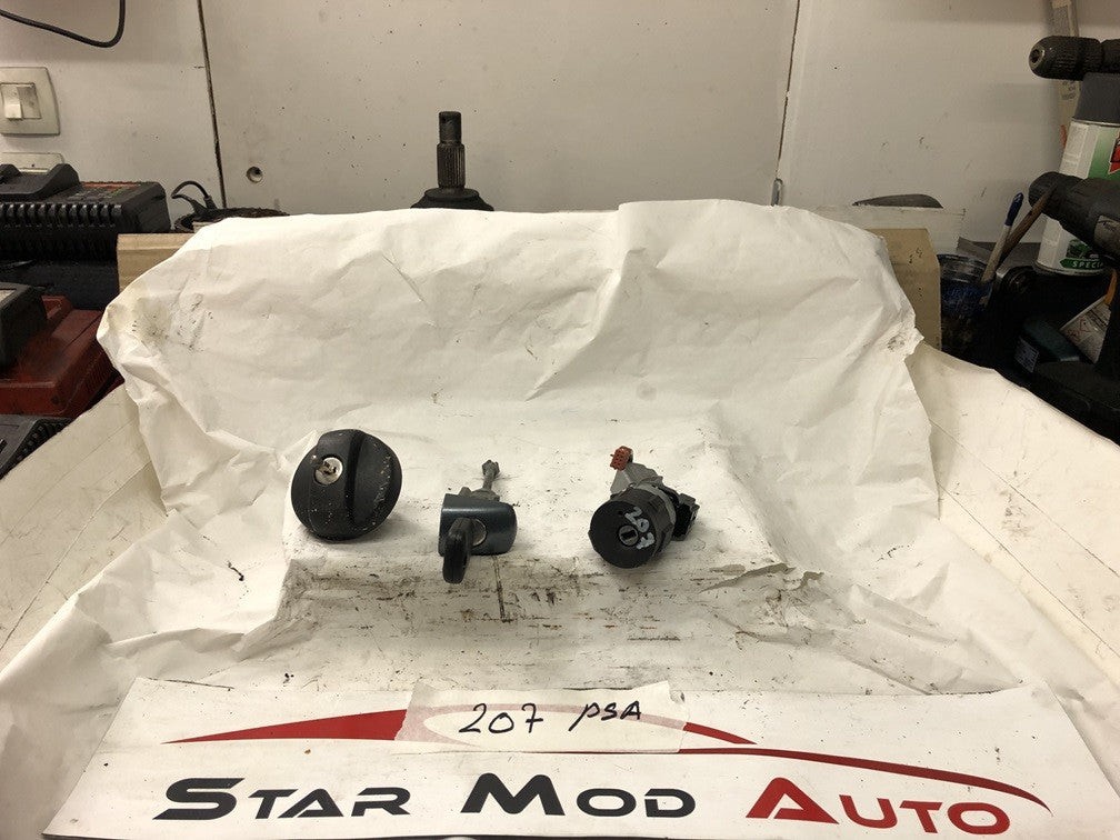 Neiman de démarrage avec barriez et bouchon de carburant Peugeot 207