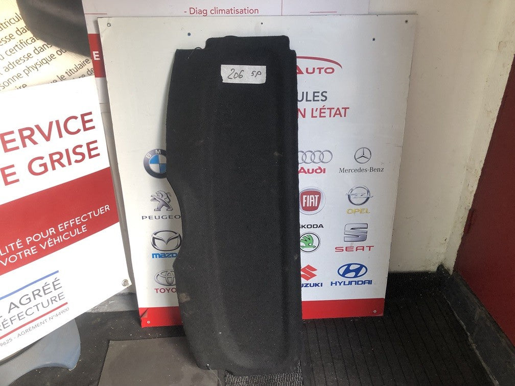 plage arrière Peugeot 206 5 portes année 2003