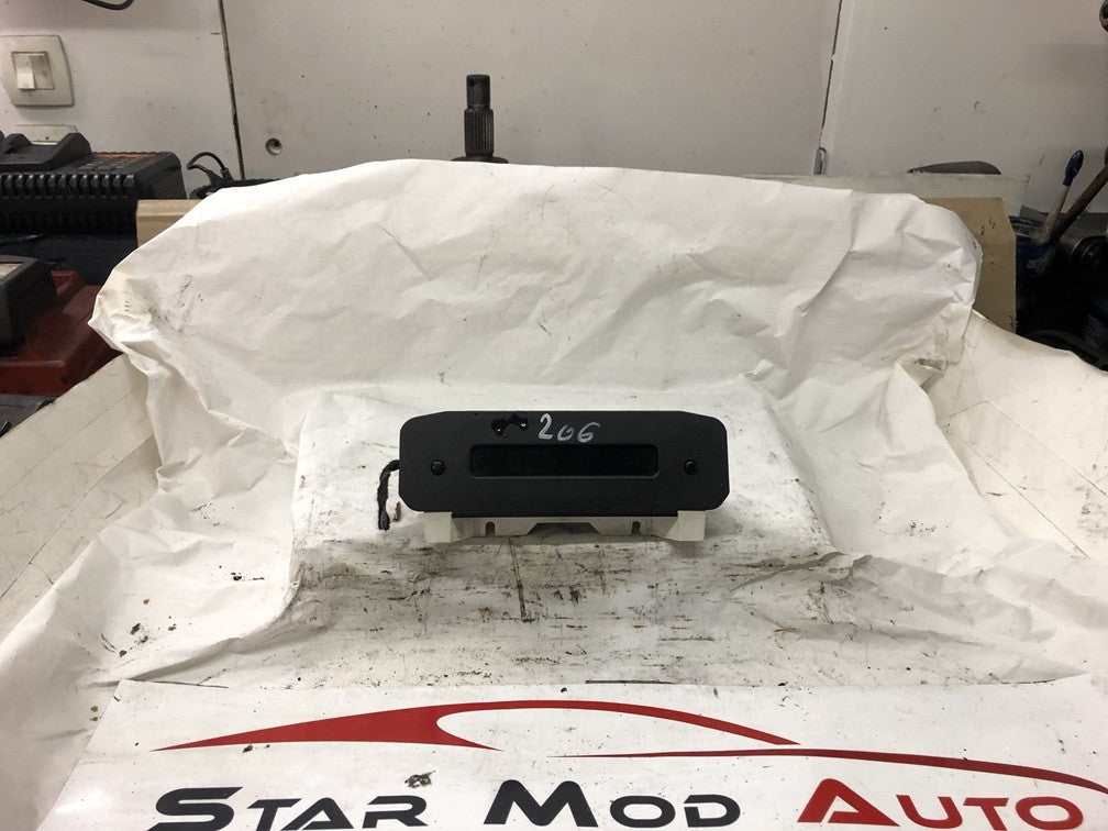 afficheur digital tableau de bord Peugeot 206 année 2003